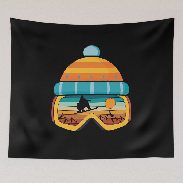 Item preview, Retro Vintage Ski Goggles Winter Sports Skier designed and sold by Lenny Stahl.