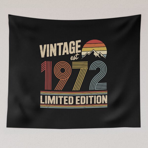 Item preview, Vintage 1972 Birthday : 54th Birthday Retro Gift, fifty four Gift Idea, 54th Birthday Gift, Vintage 1972 Birthday designed and sold by Merchall  store.