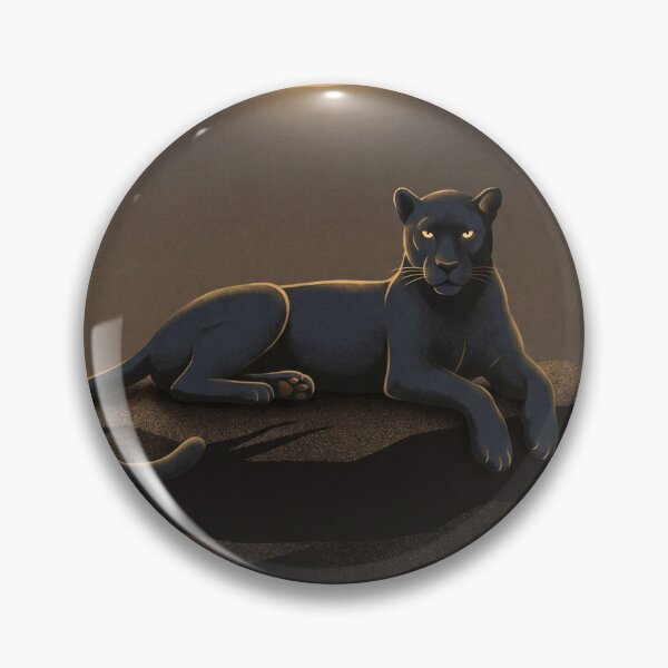 Item preview, L'Éclipse Noire Panther Eclipse Retro Luxury Art designed and sold by Koalangel.