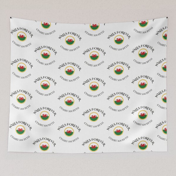 Item preview, Wales Forever Cymru Am Byth Welsh Pride Dragon Emblem designed and sold by Snedsdigital.