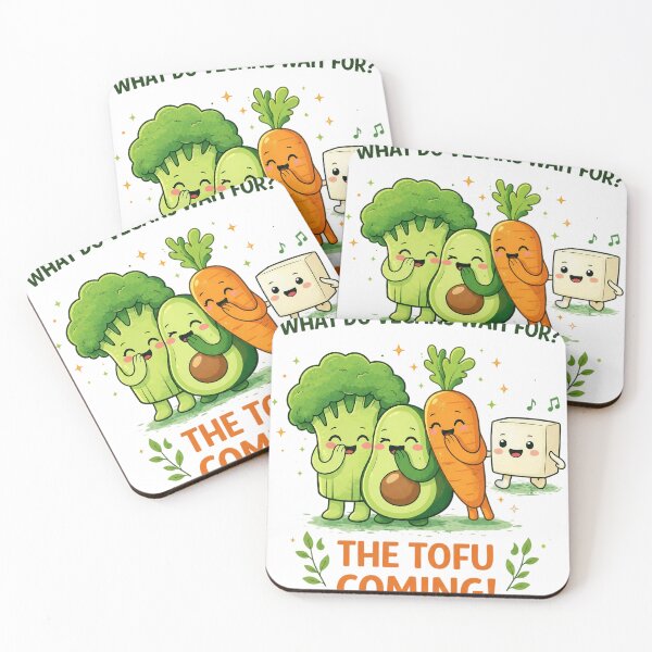 Item preview, The. Tofu Coming! designed and sold by RGUVegan.