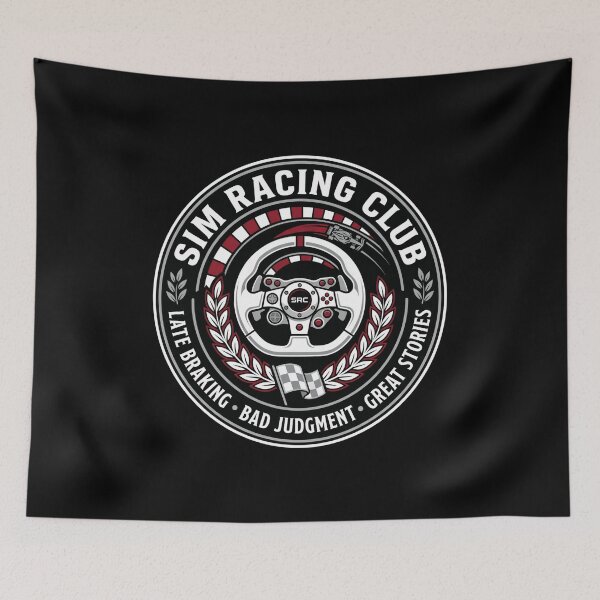 Item preview, Sim Racing Club Late Braking Bad Judgment Great Stories designed and sold by Fenay Designs.