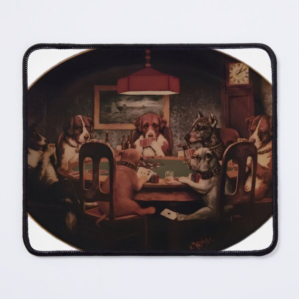 Item preview, dogs playing poker designed and sold by Ephemorabilia Shop.