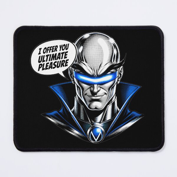 Item preview, Retro Comic Book Supervillain Pop Art Cyborg Visor designed and sold by Threadnovax.