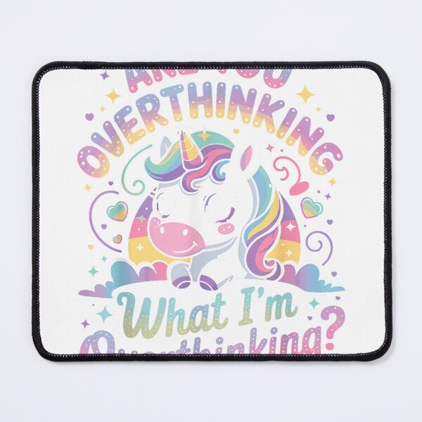 Item preview, are You Overthinking What I’m Overthinking Funny Unicorn T-Shirt designed and sold by KTY-NUSS.