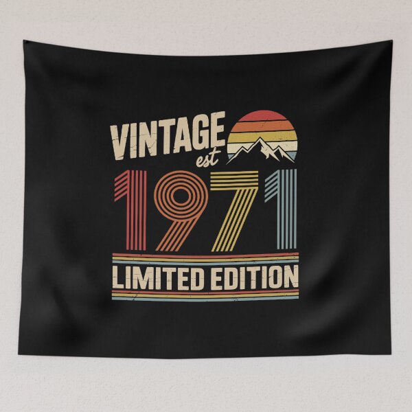 Item preview, Vintage 1971 Birthday : 55th Birthday Retro Gift, fifty five Gift Idea, 55th Birthday Gift, Vintage 1971 Birthday designed and sold by Merchall  store.