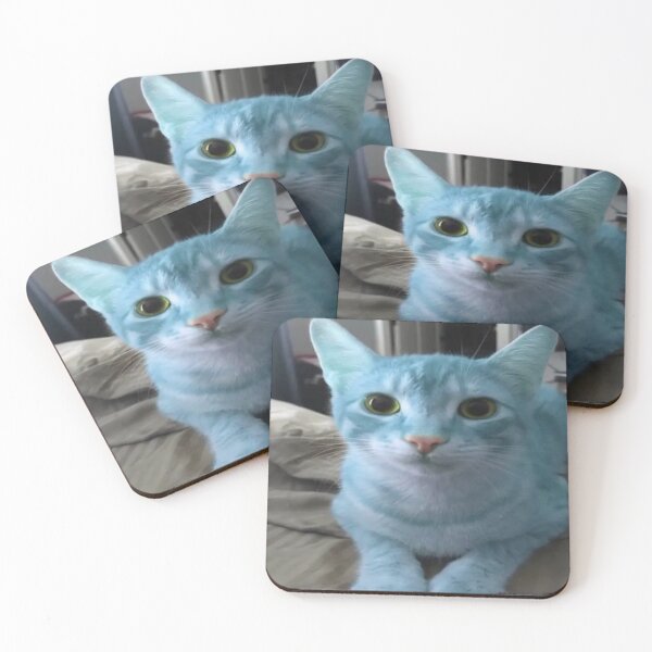 Item preview, blue cat meme  designed and sold by cloudzer0000.