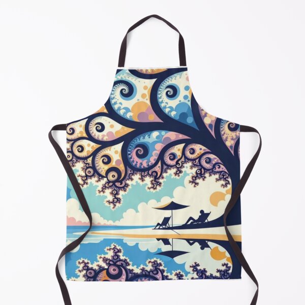 Item preview, Infinite Coastline – Abstract Fractal Beach Art designed and sold by EchoWave11.