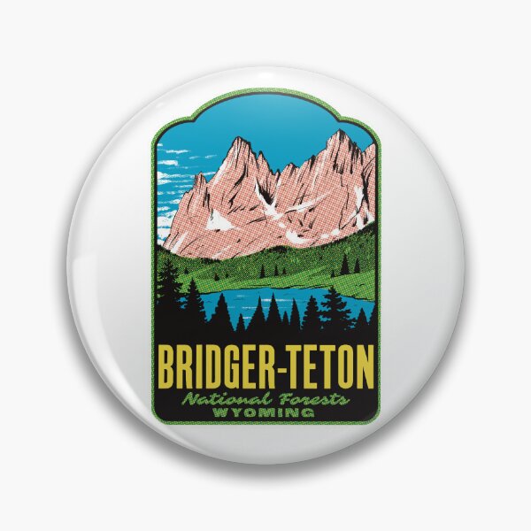 Item preview, Bridger-Teton National Forests Wyoming Retro designed and sold by HalpinDesign.