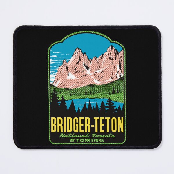 Item preview, Bridger-Teton National Forests Wyoming Retro designed and sold by HalpinDesign.