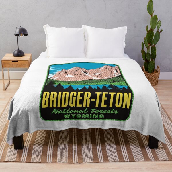 Item preview, Bridger-Teton National Forests Wyoming Retro designed and sold by HalpinDesign.