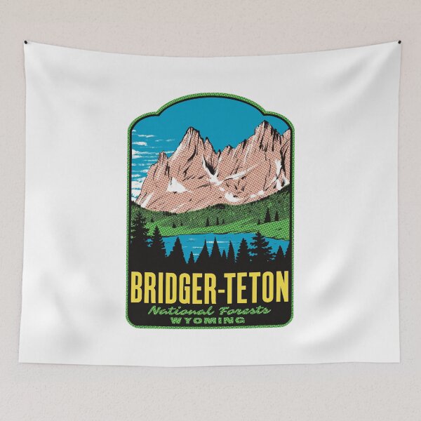 Item preview, Bridger-Teton National Forests Wyoming Retro designed and sold by HalpinDesign.