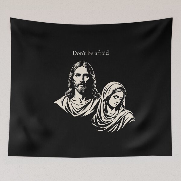Item preview, Don’t Be Afraid Jesus and Mary Christian Faith Design designed and sold by Fradikal.