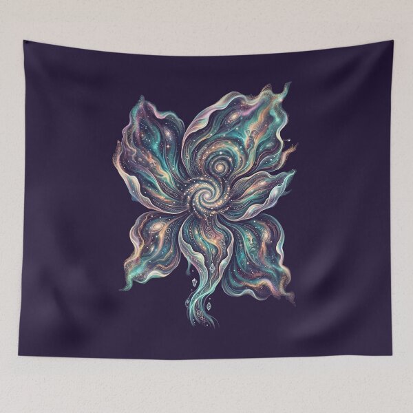 Item preview, Ethereal Cosmic Butterfly Galaxy Nebula Art designed and sold by PixelQ.