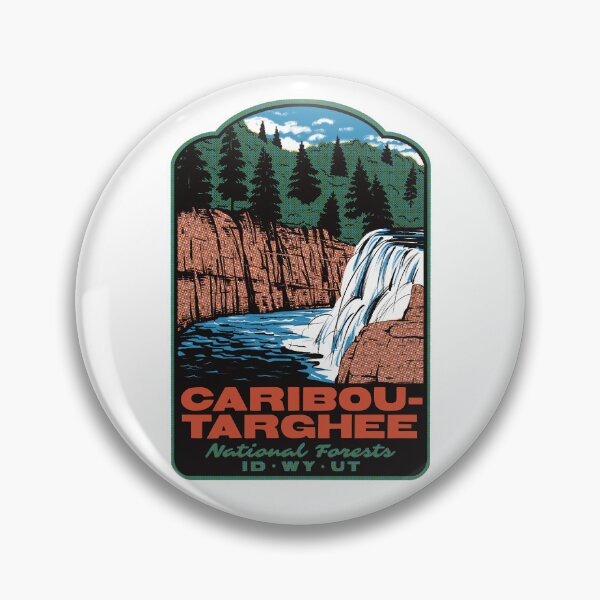 Item preview, Caribou-Targhee National Forests Idaho Retro designed and sold by HalpinDesign.