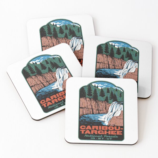 Item preview, Caribou-Targhee National Forests Idaho Retro designed and sold by HalpinDesign.