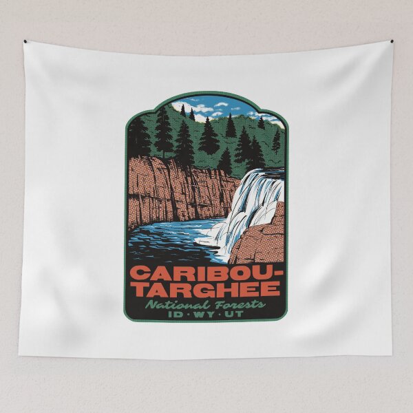 Item preview, Caribou-Targhee National Forests Idaho Retro designed and sold by HalpinDesign.