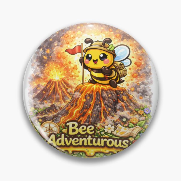 Item preview, Bee Adventurous - Volcano  designed and sold by Beetobuzz.