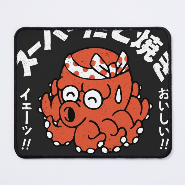 Item preview, Vintage Takoyaki Octopus Mascot - Japanese Street Food Retro Art designed and sold by ropexxx.