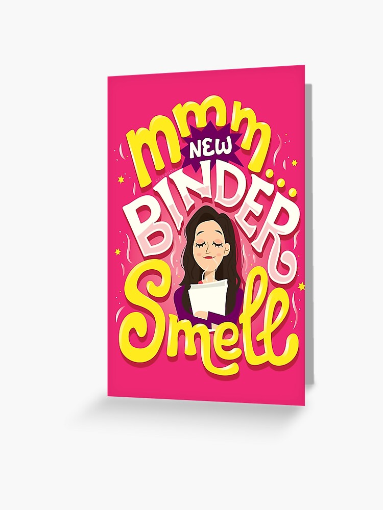 New Binder Smell" Greeting Card for Sale by risarodil | Redbubble