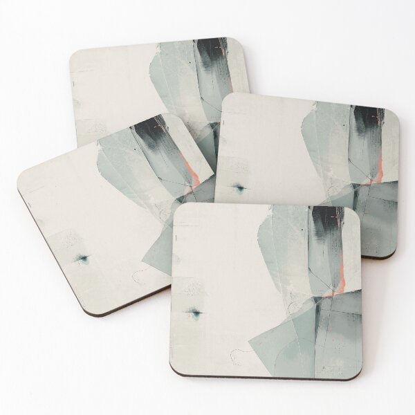 Item preview, Minimalist Abstract Teal Flow designed and sold by KannithSalliven.