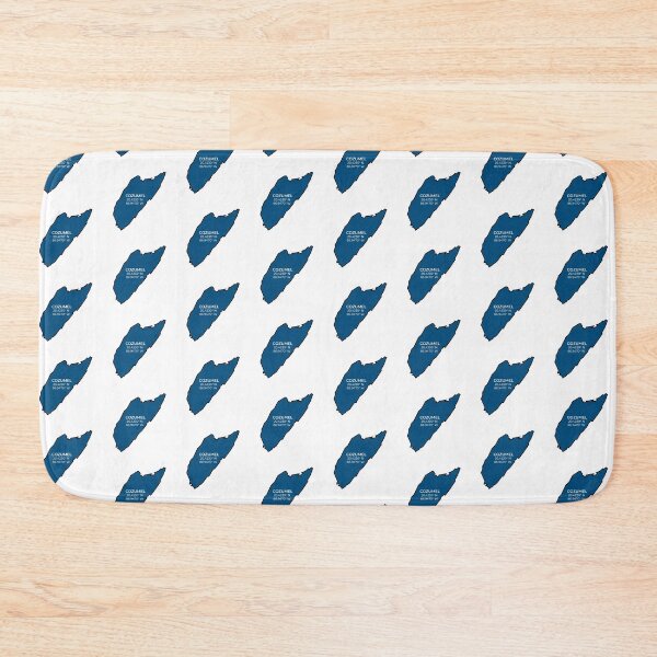 Item preview, Cozumel Map Modern Minimalist Silhouette Art designed and sold by DuckOddity.