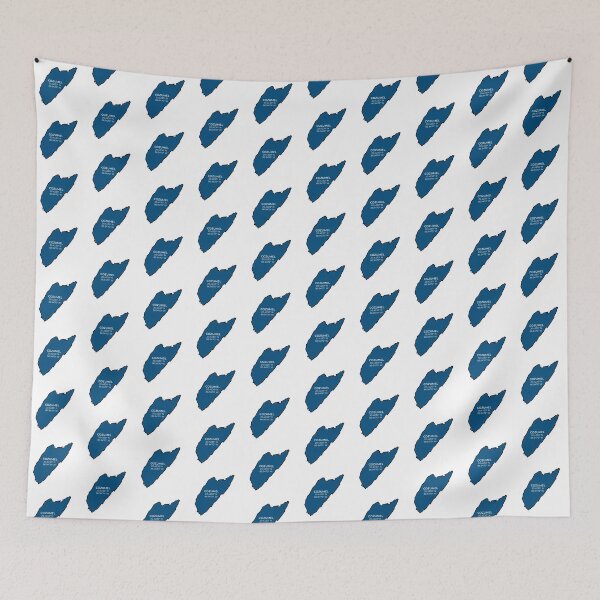 Item preview, Cozumel Map Modern Minimalist Silhouette Art designed and sold by DuckOddity.
