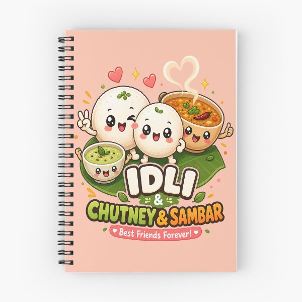 Item preview, Cute Idli Chutney Sambar Best Friends Forever – Kawaii South Indian Food designed and sold by Globalcitytees.