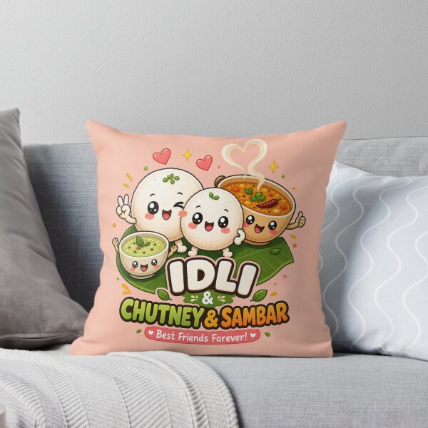 Item preview, Cute Idli Chutney Sambar Best Friends Forever – Kawaii South Indian Food designed and sold by Globalcitytees.