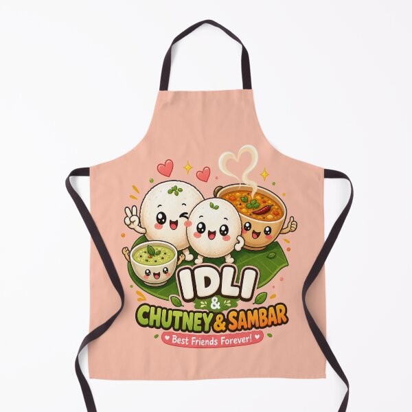 Item preview, Cute Idli Chutney Sambar Best Friends Forever – Kawaii South Indian Food designed and sold by Globalcitytees.