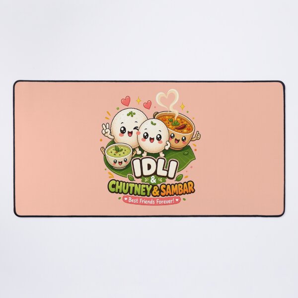Item preview, Cute Idli Chutney Sambar Best Friends Forever – Kawaii South Indian Food designed and sold by Globalcitytees.