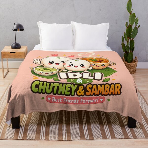 Item preview, Cute Idli Chutney Sambar Best Friends Forever – Kawaii South Indian Food designed and sold by Globalcitytees.
