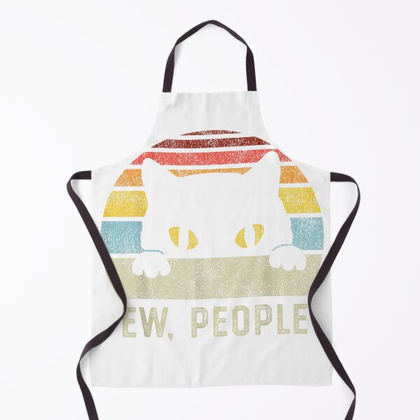 Item preview, Ew People Retro Cat Funny Vintage Anti Social Introvert T-Shirt designed and sold by gidget-gadget.
