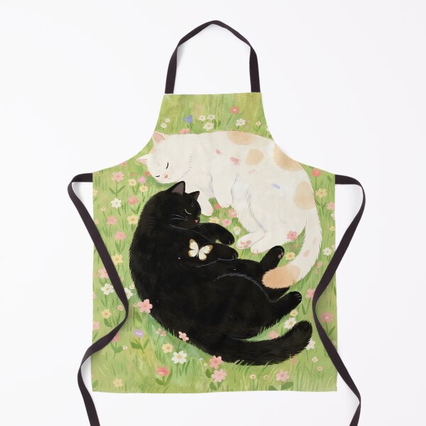 Item preview, Black cat and white cat designed and sold by xianxiu-ling.