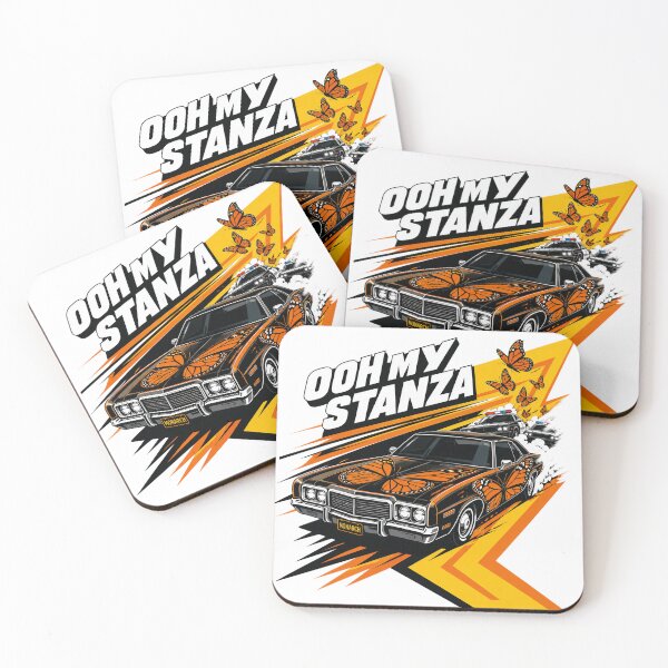 Item preview, Ooh My Stanza Monarch Butterfly Muscle Car Police Chase designed and sold by Threadnovax.