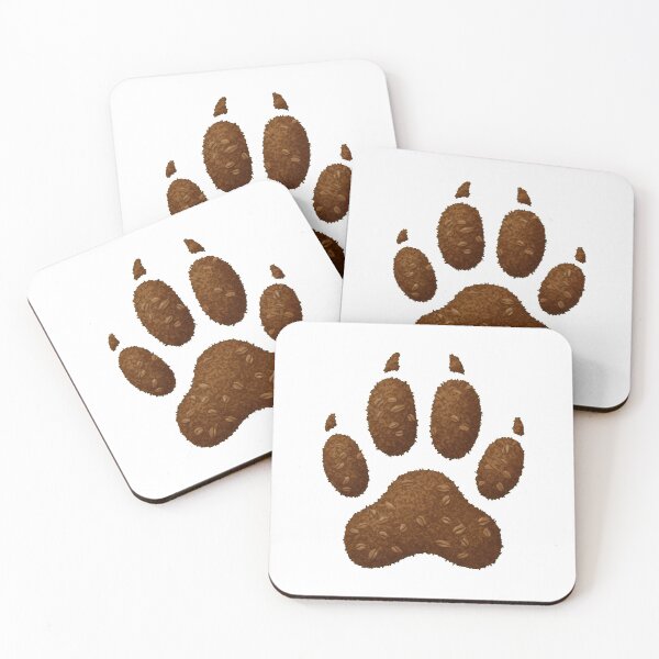 Item preview, Coffee Bean Dog Paw Print designed and sold by Dmo3HarkoArt.
