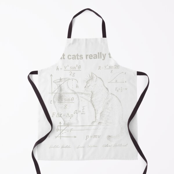 Item preview, Funny Cat Physics Humor Design What Cats Really Think T-Shirt designed and sold by gidget-gadget.