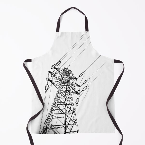 Item preview, Drawing of an electricity pylon designed and sold by Floboutique.