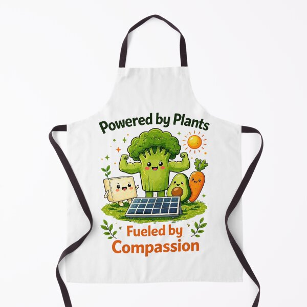 Item preview, Powered by Plants designed and sold by RGUVegan.