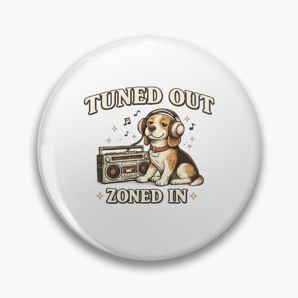 Item preview, Tuned Out Zoned In Dog designed and sold by DigiHouse.