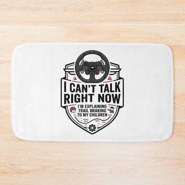 Item preview, I Cant Talk Right Now Explaining Trail Braking to My Children designed and sold by Fenay Designs.