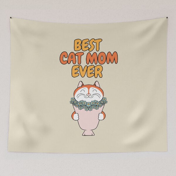 Item preview, Best Cat Mom Ever designed and sold by HugSomeNettles.