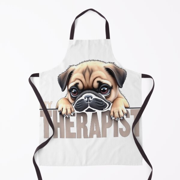 Item preview, Funny Puppy My Therapist Pug Dog T-Shirt designed and sold by gidget-gadget.