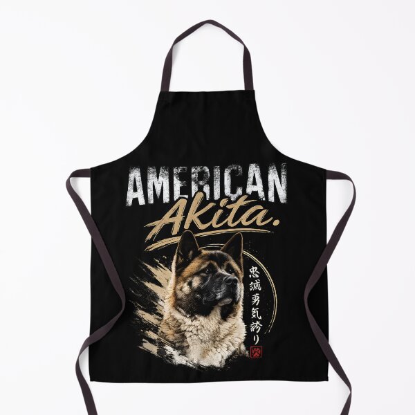 Item preview, American Akita Samurai Spirit – Japanese Ink Style Dog Art designed and sold by blankTeeShirt.