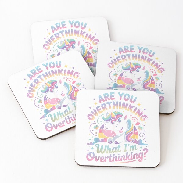 Item preview, are You Overthinking What I’m Overthinking Funny Unicorn T-Shirt designed and sold by KTY-NUSS.