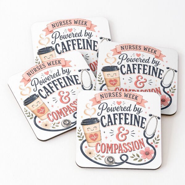 Item preview, Nurses Week Caffeine Compassion Nurse Gift designed and sold by rhainlds.