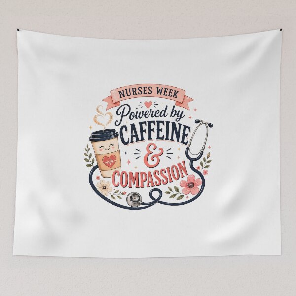 Item preview, Nurses Week Caffeine Compassion Nurse Gift designed and sold by rhainlds.
