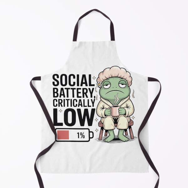 Item preview, Funny Social Battery Critically Low Frog Introvert Premium Tri-Blend T-Shirt designed and sold by gidget-gadget.