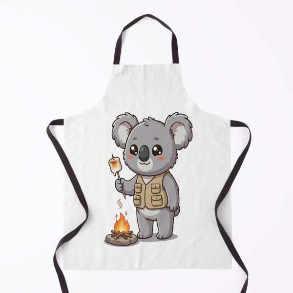 Item preview, Cute Koala Roasting Marshmallow Campfire designed and sold by Ella_Sketch.