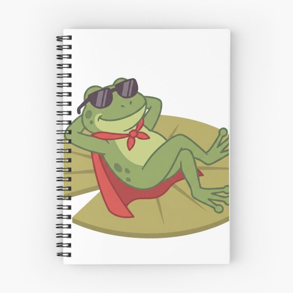 Item preview, Chill Superhero Frog Relaxing In Cape designed and sold by Art by Debasish.